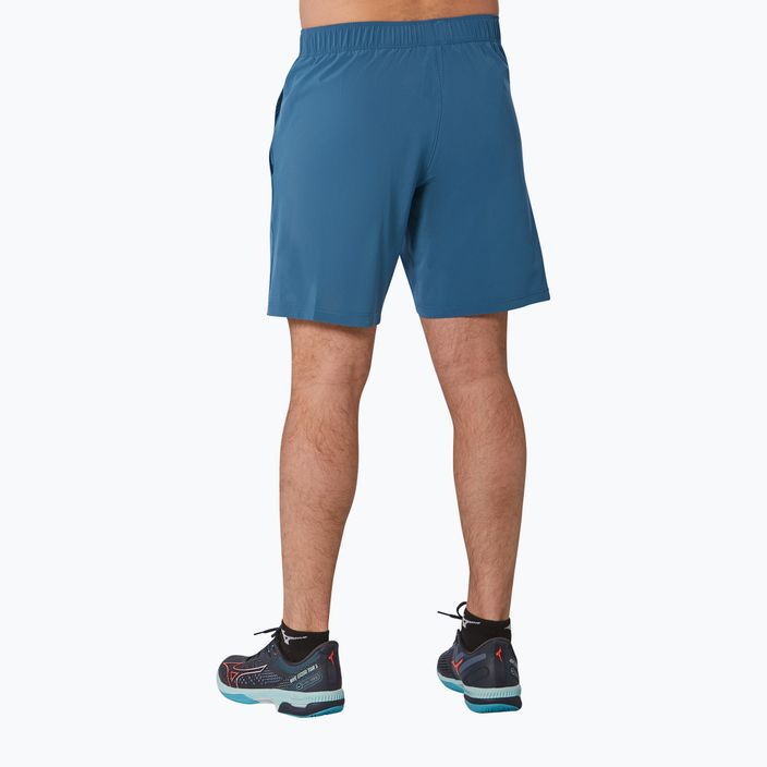 Men's Mizuno 8 In Flex running shorts blue 62GB260117 4