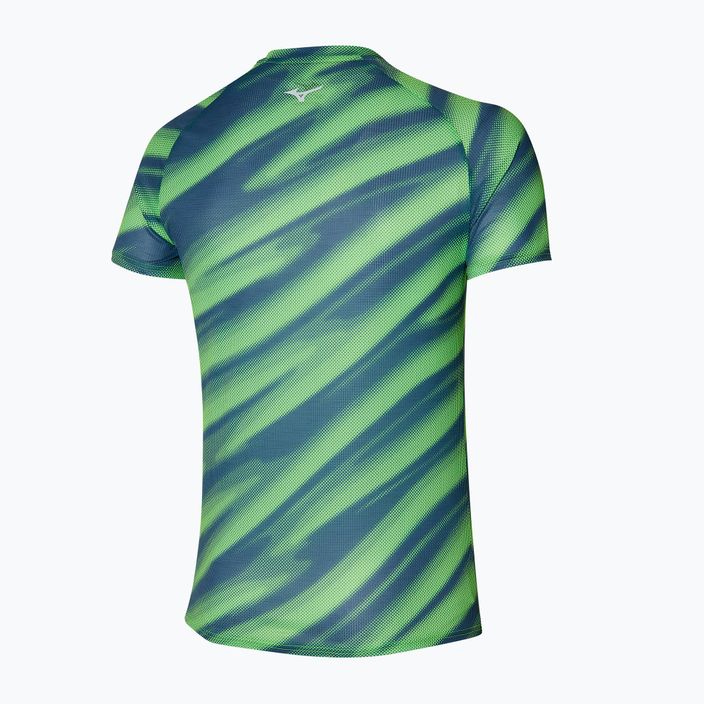 Men's Mizuno DAF Graphic Tee lightgreen running shirt 2