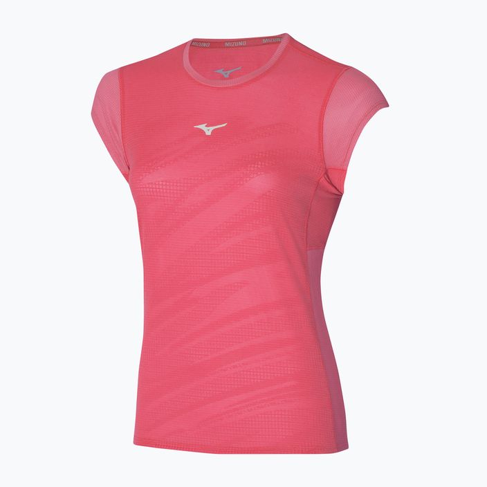 Women's running shirt Mizuno Aero Tee sunkissed coral