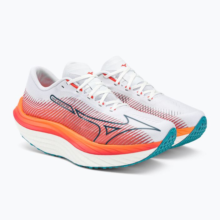 Mizuno Wave Rebellion Pro white-orange running shoe J1GC231701 4
