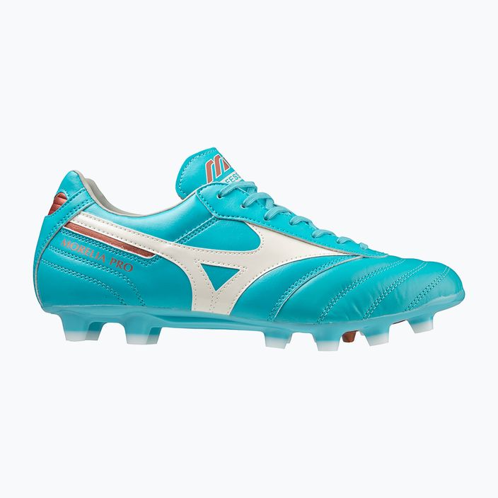 Mizuno Morelia II Pro football boots blue and white P1GA231325 10