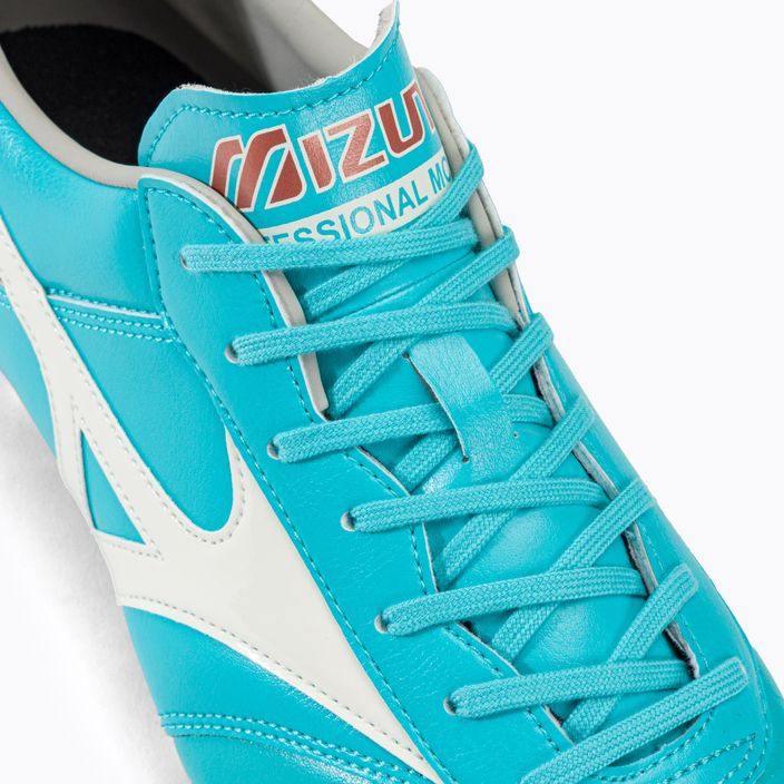 Mizuno Morelia II Pro football boots blue and white P1GA231325 8