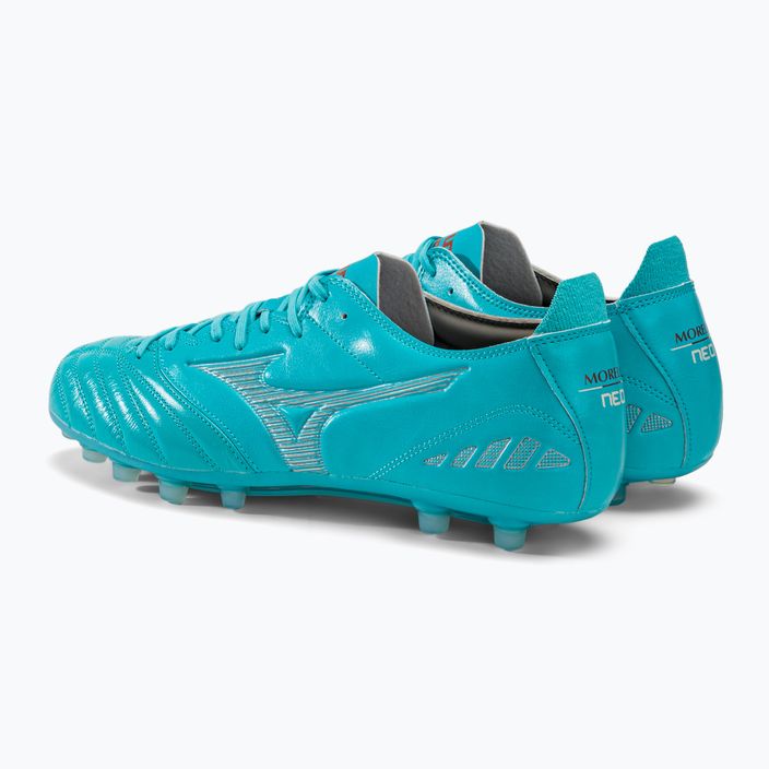 Mizuno Morelia Neo III Pro AG football boots blue P1GA238425 3