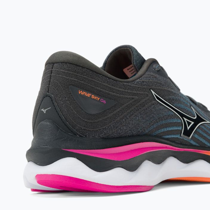Women's running shoes Mizuno Wave Sky 6 grey J1GD220271 10