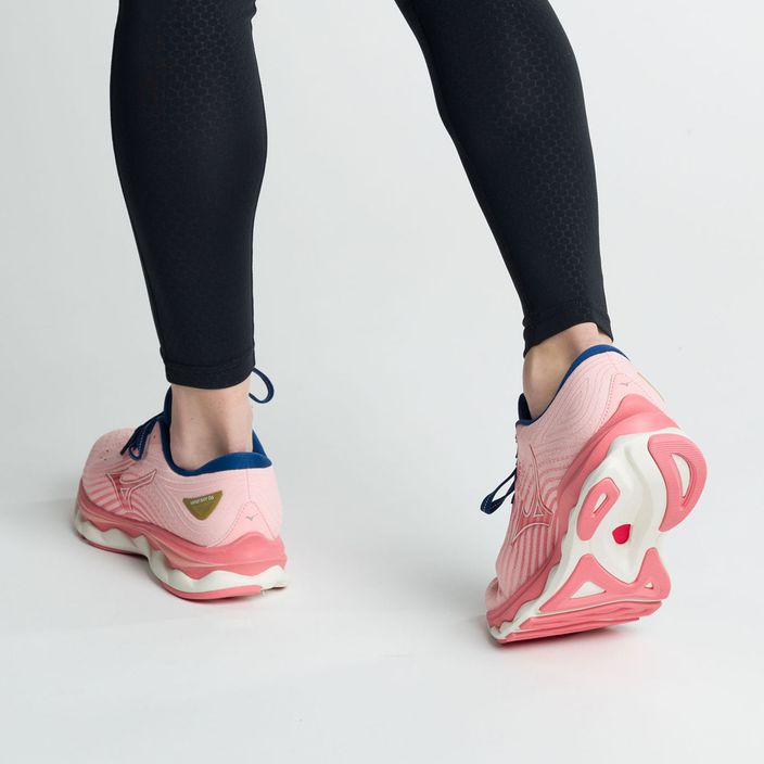 Women's running shoes Mizuno Wave Sky 6 pink J1GD220273 3