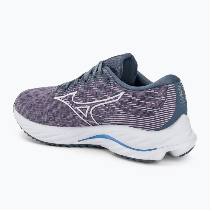 Women's running shoes Mizuno Wave Rider 26 wisteria/white/china blue 3