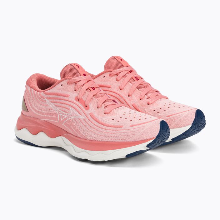 Women's running shoes Mizuno Wave Skyrise 4 pink J1GD230923 4