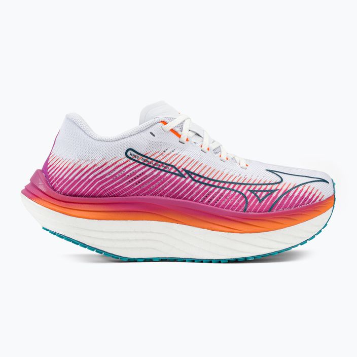 Mizuno Wave Rebellion Pro running shoes white and pink J1GD231721 2