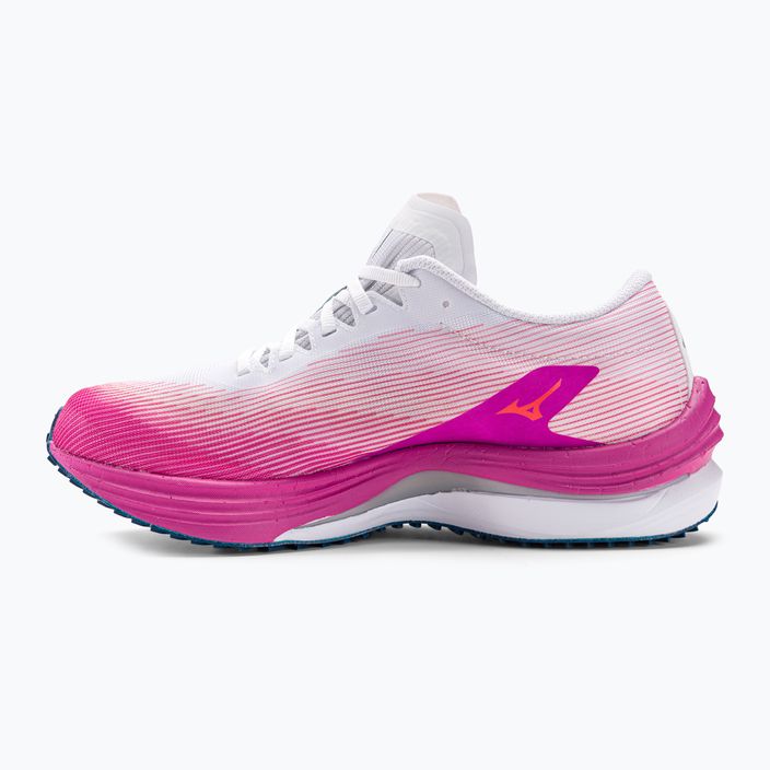Women's running shoes Mizuno Wave Rebellion Flash white/silver/807 c 3