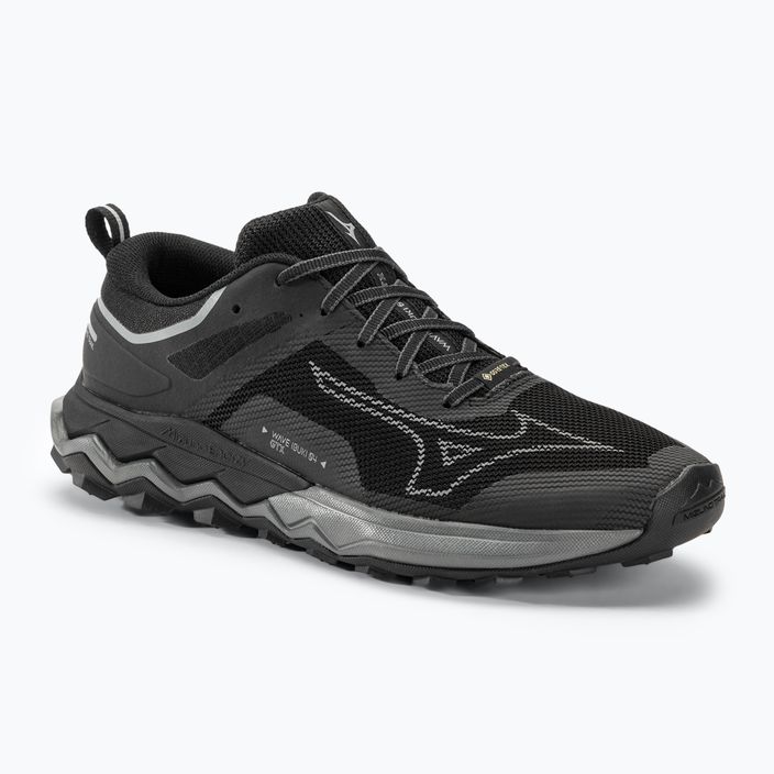 Men's running shoes Mizuno Wave Ibuki 4 GTX black/metallic gray/dark shadow