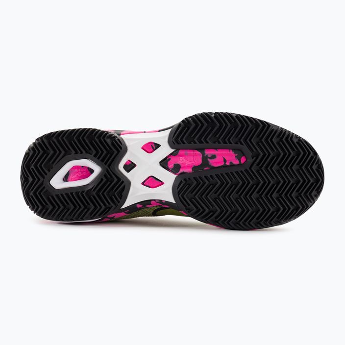 Women's padel shoes Mizuno Wave Exceed Light 2 Padel calliste green / pink glo / black 5