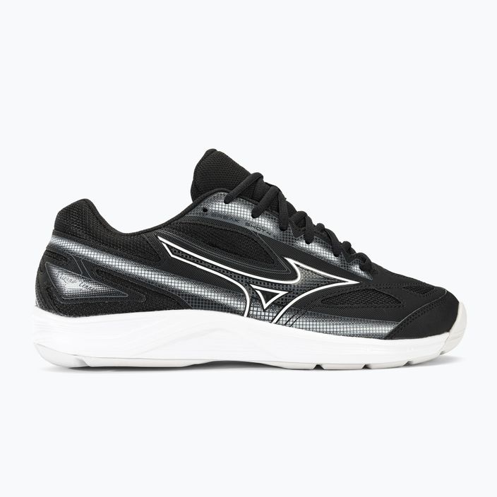 Men's tennis shoes Mizuno Break Shot 4 CS black/white/harbor mist 2