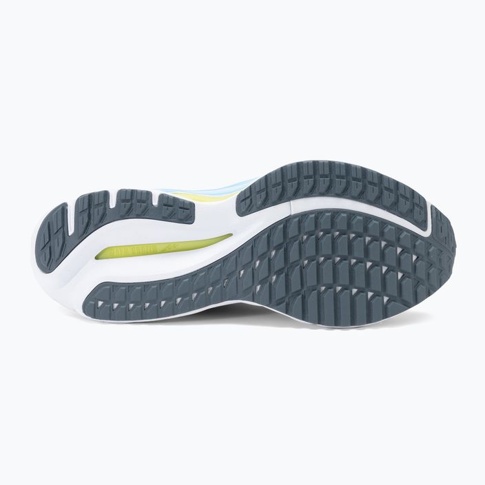 Men's running shoes Mizuno Wave Inspire 19 gray/jet blue/bolt2neon 5