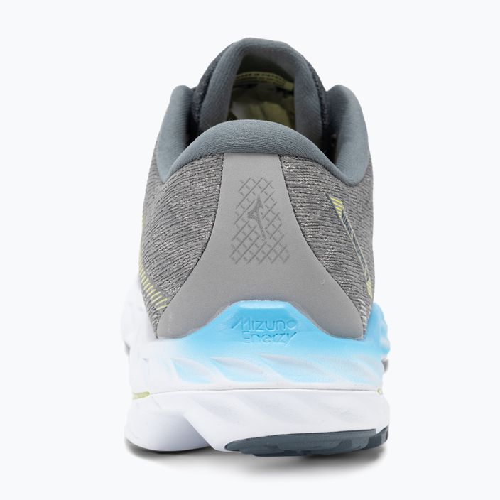 Men's running shoes Mizuno Wave Inspire 19 gray/jet blue/bolt2neon 7