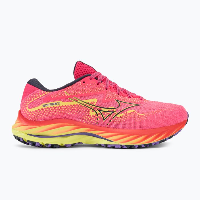 Women's running shoes Mizuno Wave Rider 27 h-vpink/oblue/luminous 2