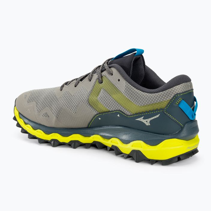 Men's running shoes Mizuno Wave Mujin 9 gray/oblue/bolt2(neon) 3
