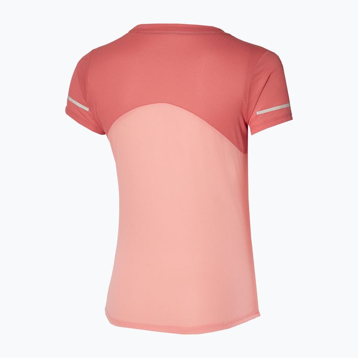Women's running shirt Mizuno DryAeroFlow Tee apricot blush 2