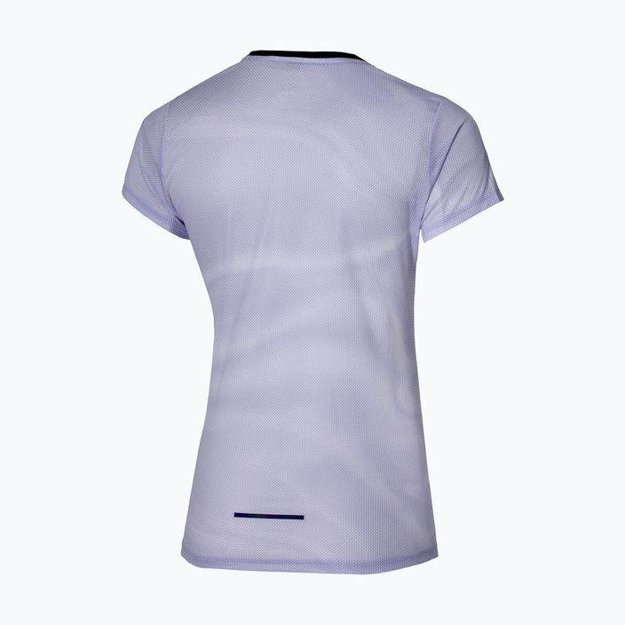 Women's running shirt Mizuno Premium Aero Tee snow white/thistle 2