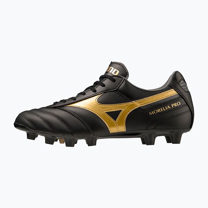 Mizuno Morelia II PRO MD men's football boots black/gold/dark shadow 8