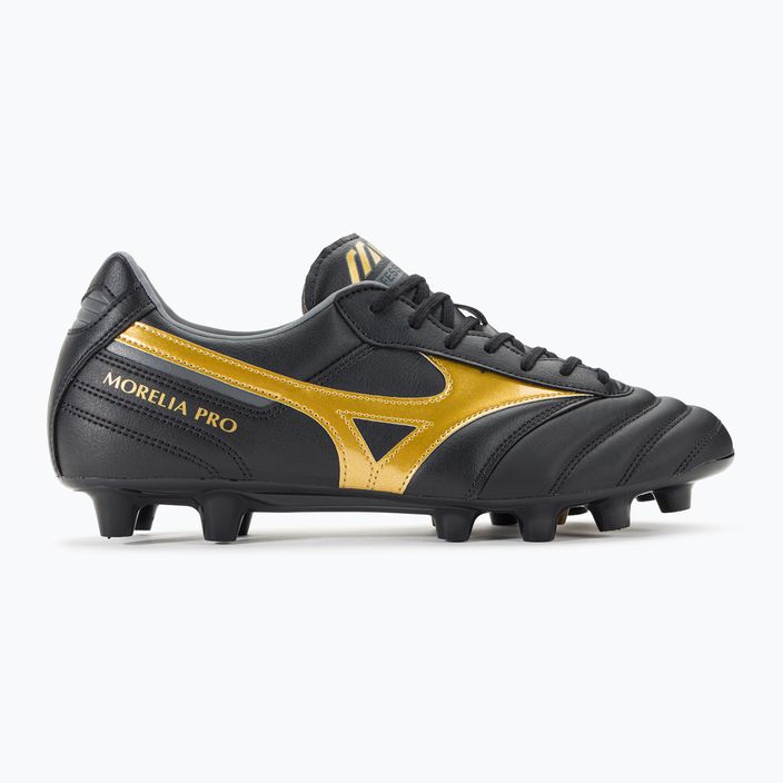 Mizuno Morelia II PRO MD men's football boots black/gold/dark shadow 2