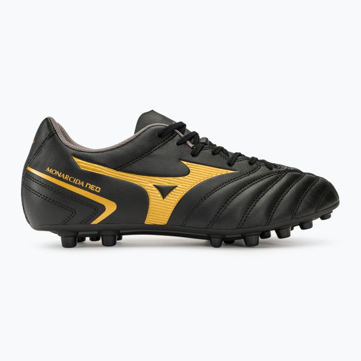 Mizuno Monarcida Neo II Select AG men's football boots black/gold 2