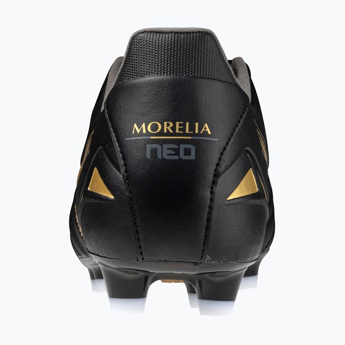 Men's Mizuno Morelia Neo IV Pro AG football boots black/gold/black 9