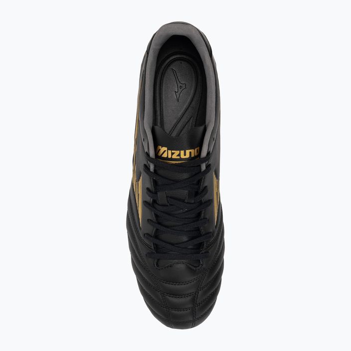 Men's Mizuno Morelia Neo IV Pro AG football boots black/gold/black 6