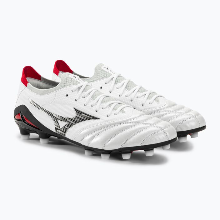 Mizuno Morelia Neo IV Beta JP MD men's football boots white/black/chinese red 5