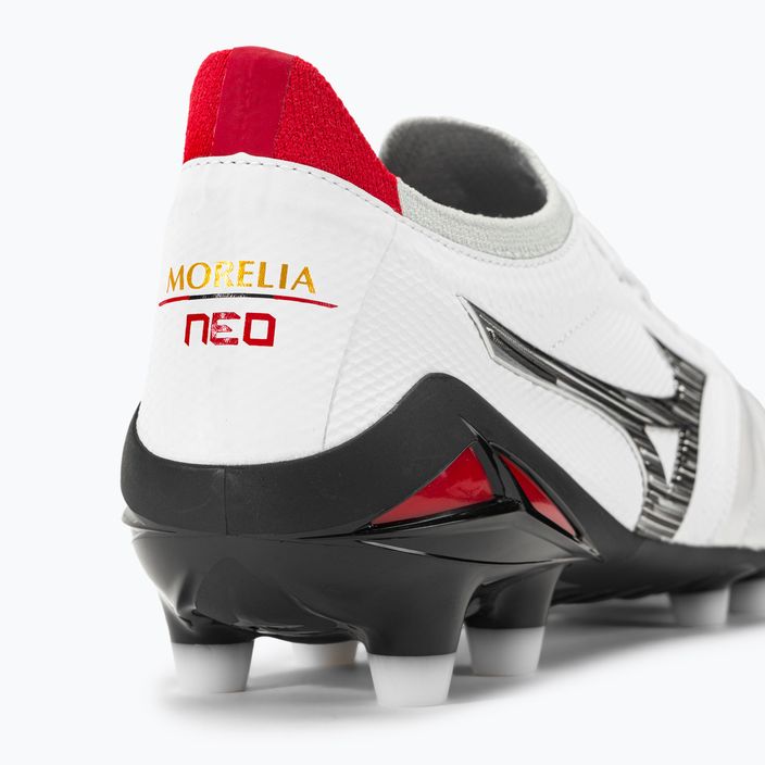 Mizuno Morelia Neo IV Beta JP MD men's football boots white/black/chinese red 11
