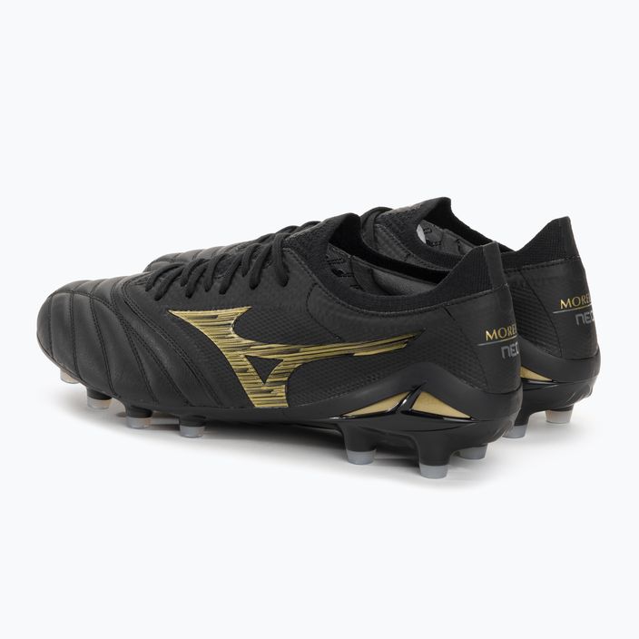 Mizuno Morelia Neo IV Beta JP MD men's football boots black/gold/black 4