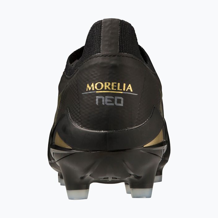 Mizuno Morelia Neo IV Beta Elite MD men's football boots black/gold/black 8