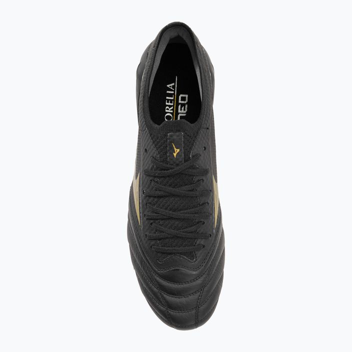 Mizuno Morelia Neo IV Beta Elite MD men's football boots black/gold/black 7