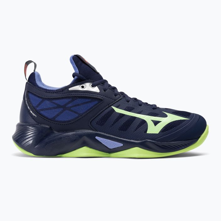 Men's volleyball shoes Mizuno Wave Dimension evening blue / tech green / lolite 2