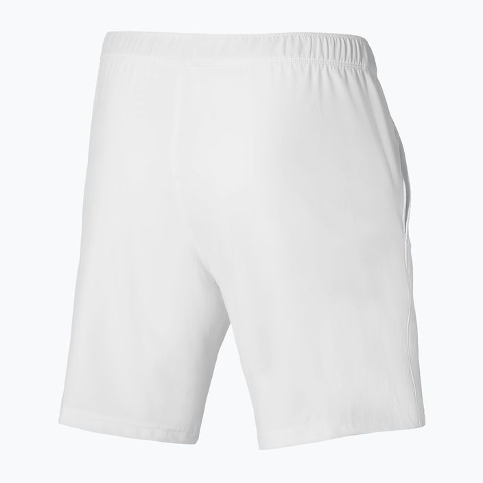Men's tennis shorts Mizuno 8 in Flex Short white 2