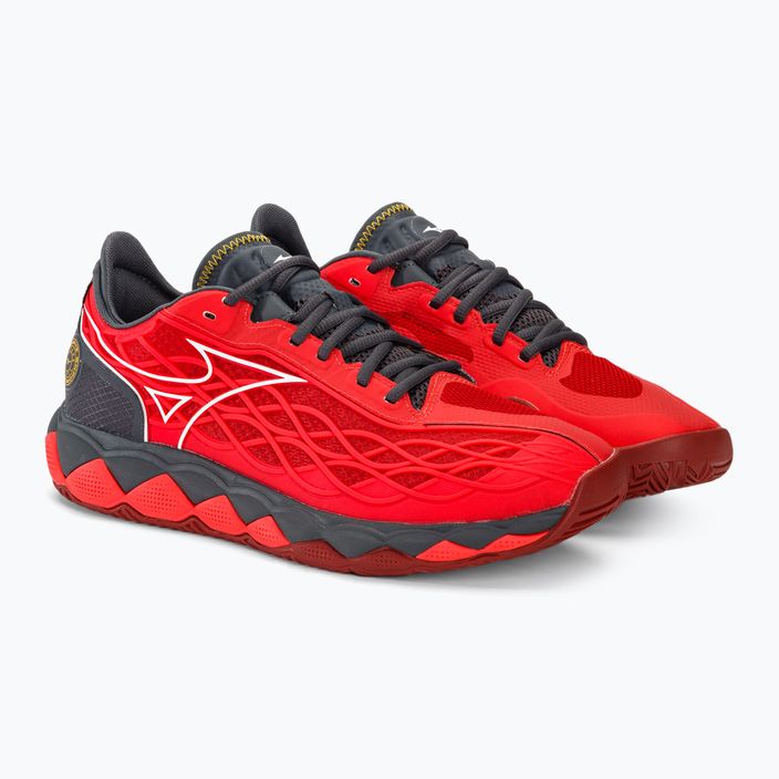 Men's tennis shoes Mizuno Wave Enforce Tour AC radiant red/white/ebony 5