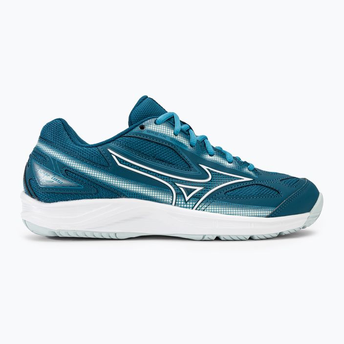 Mizuno Break Shot 4 AC moroccan blue / white / blue glow tennis shoes 2