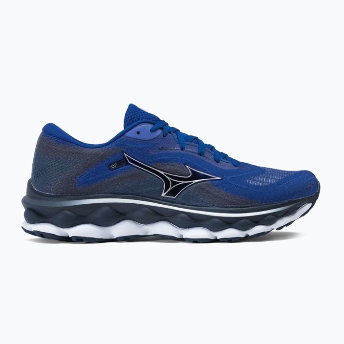 Men's running shoes Mizuno Wave Sky 7 surf the web/silver/dress blues 2