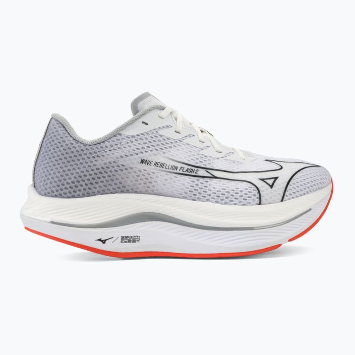 Men's running shoes Mizuno Wave Rebellion Flash 2 white/black/harbor mist 2