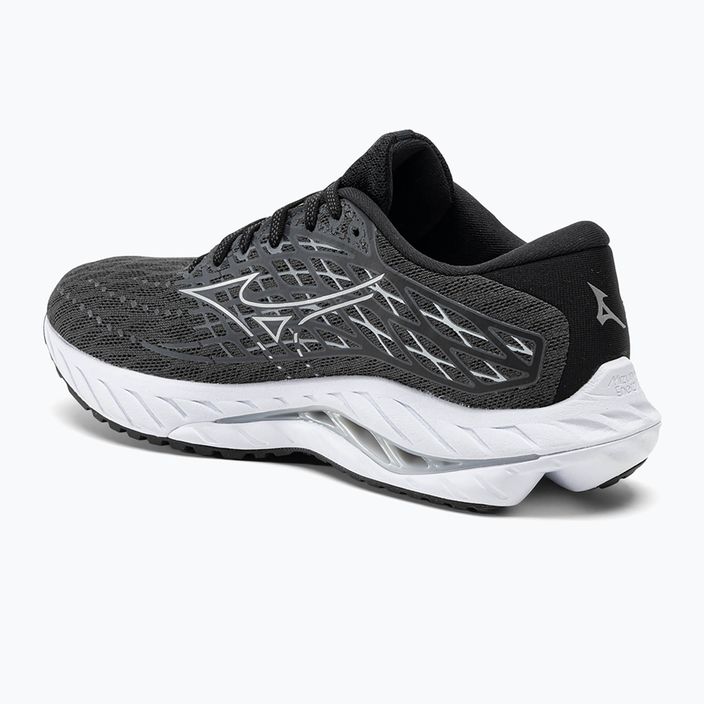 Men's running shoes Mizuno Wave Inspire 20 ebony/white/black 3
