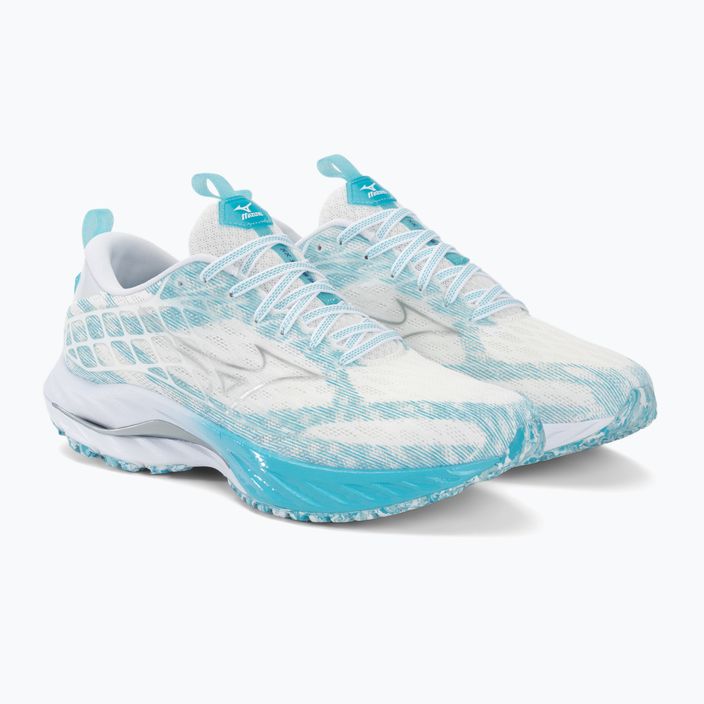 Mizuno Wave Inspire 20 SP white/silver/blue glow running shoe 4