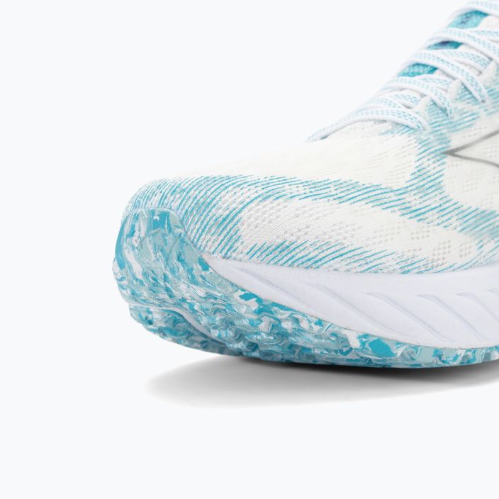Mizuno Wave Inspire 20 SP white/silver/blue glow running shoe 8