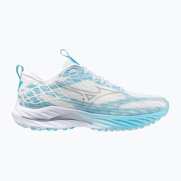 Mizuno Wave Inspire 20 SP white/silver/blue glow running shoe 9