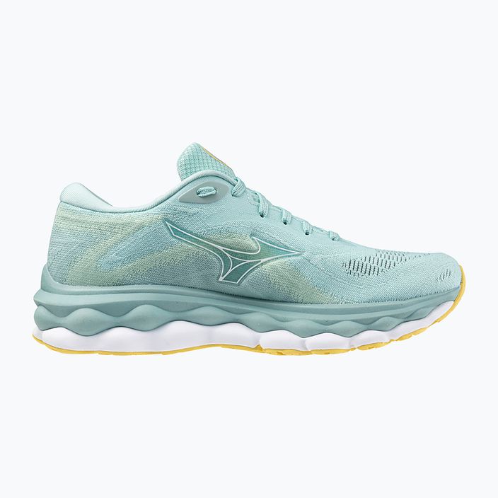 Women's running shoes Mizuno Wave Sky 7 eggshell blue/white/sunshine 10