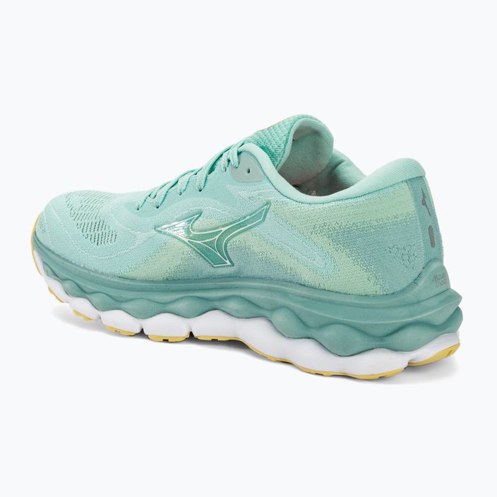 Women's running shoes Mizuno Wave Sky 7 eggshell blue/white/sunshine 4
