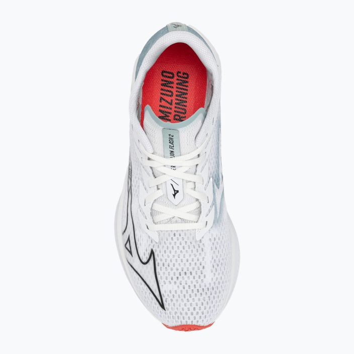 Women's running shoes Mizuno Wave Rebellion Flash 2 white/black/gray mist 6