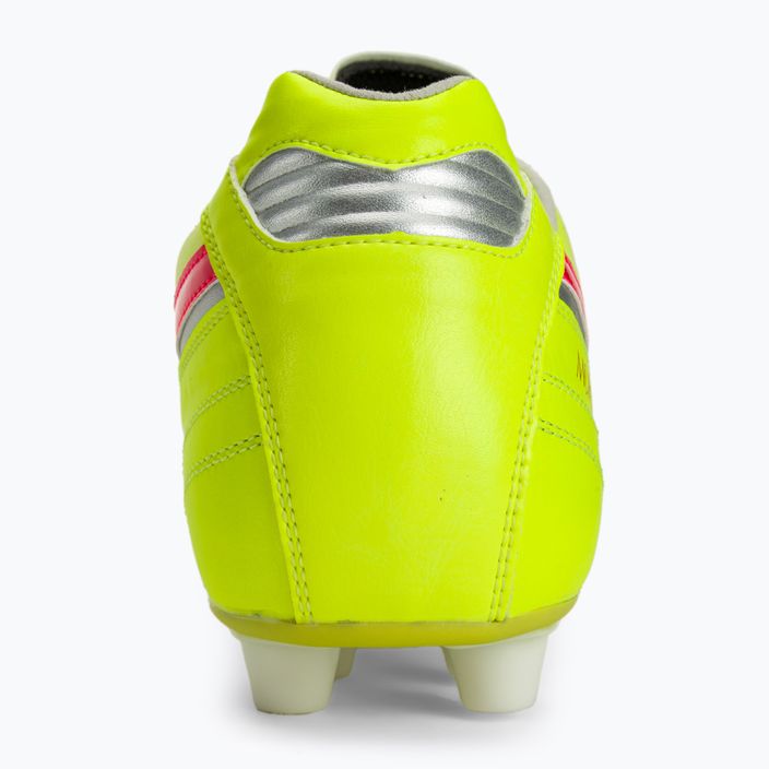 Mizuno Morelia II Elite MD safety yellow/fiery coral 2/galaxy silver men's football boots 7