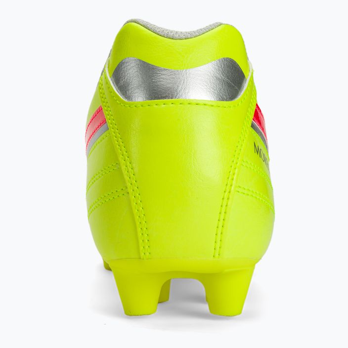 Mizuno Morelia II Club MD safety yellow/fiery coral 2/galaxy silver men's football boots 8