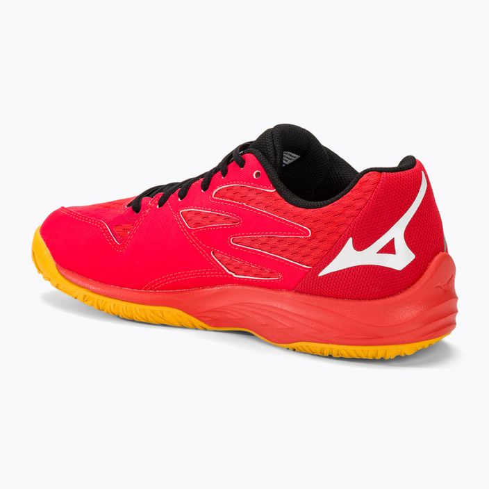 Men's volleyball shoes Mizuno Thunder Blade Z radiant red/white/carrot curl 3