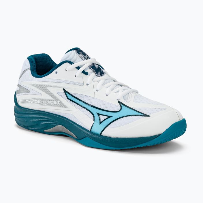 Men's volleyball shoes Mizuno Thunder Blade Z white/sailor blue/silver