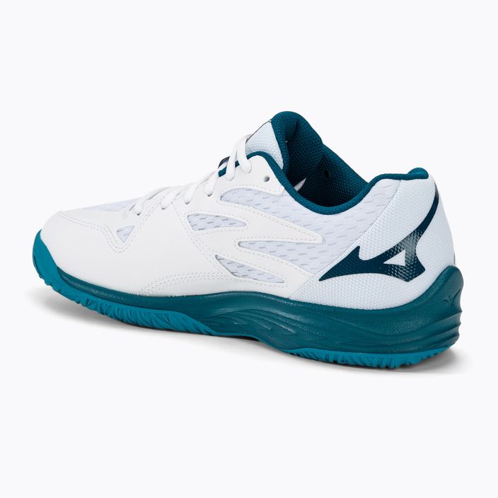 Men's volleyball shoes Mizuno Thunder Blade Z white/sailor blue/silver 3